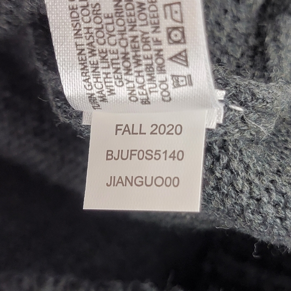 NWT US Polo Assn Pullover Quarter Zip High Neck Textured Sweater Faux Sherpa* - Picture 8 of 14